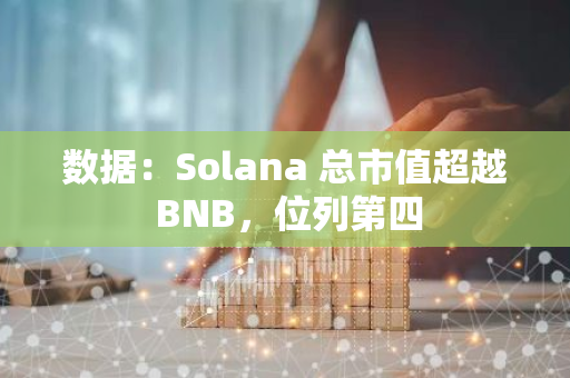 數據：Solana 總市值超越 BNB，位列第四